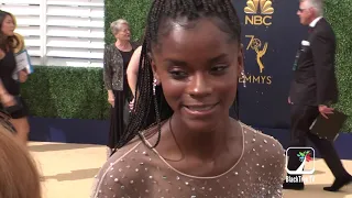 70th Annual EMMY Awards Arrivals Interviews