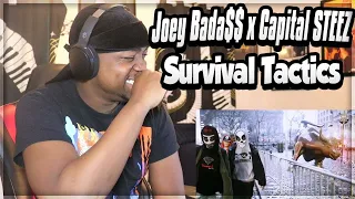 Joey Bada$$ x Capital STEEZ - Survival Tactics (REACTION)