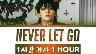 JungKook 'Never Let Go' 1 Hour Loop Lyrics 정국 Never Let Go 1시간 가사