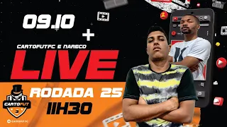 CARTOLA FC RODADA 25 - LIVE DA MITADA CABULOSA - EM BUSCA DOS 100 PONTOS