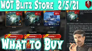 What to Buy in Store WOT Blitz 2-5-2021 | Littlefinger on World of Tanks Blitz