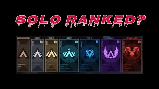 Ranked Solo Mode Leaked (Apex Legends)