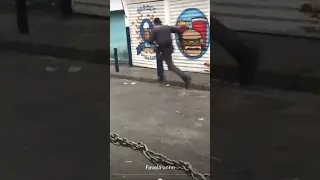 polícia em ação na zona leste