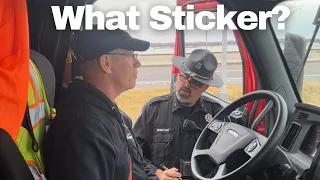 Trucker Gets Pulled Over by Police Officer