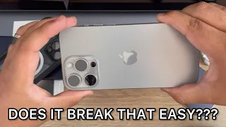 Did Apple Make Their All New Titanium iPhone 15 Pro Max Fragile?
