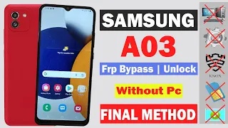 SAMSUNG A03 FRP (SM-A035F) WITHOUT PC FIX SAMSUNG CLOUD UPDATE | BYPASS GOOGLE ACCOUNT SAMSUNG A03