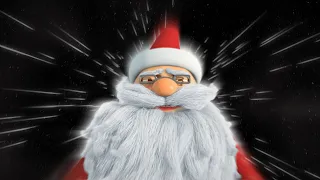 Animated Christmas Card Template - Supersonic Santa