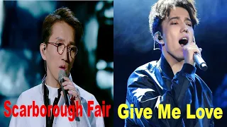 Terry Lin (Scarborough Fair) + DImash Kudaibergen (Give Me Love | REACTION