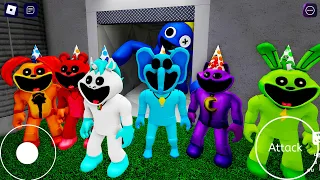 Playing as ALL Smiling Critters from Poppy Playtime Chapter 3 Deep Sleep in Rainbow Friends1 #Roblox