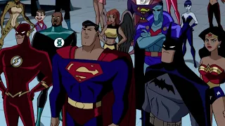 Justice League Unlimited "Destroyer - Finale" Music Clip