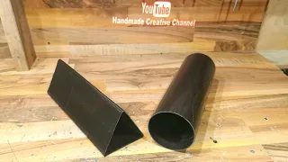 Converting PVC pipes to Triangle plastic pipes is very simple / Pvc Pipe Craft Ideas