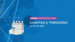 JUKI MO-2800 - Chapter 2: Threading