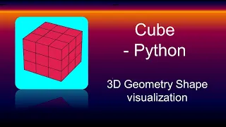 How to draw Cube (3D) shape in Python Matplotlib