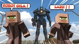 DESA VILLAGER DI DATENGIN ROBOT & MONSTER RAKSAKSA  !!! MAMAM TERSIKSA KAMU !!!