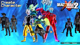 Dragon Ball Xenoverse 2 - New CAC Demon Race Update, Customization & Transformations (Mod)