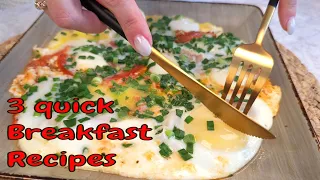 3 Best Egg Recipes in 10 Minutes. The Secret to a Quick and Perfect Breakfast.