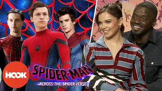 Across The Spider-Verse Cast Pick Their Favourite Spider-Man Actor |  @TheHookOfficial ​