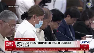 OVP justifies proposed P2.3-B budget for 2023