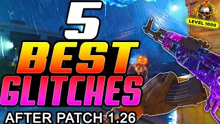 Cold War Zombie Glitches: TOP 5 *BEST* WORKING GLITCHES AFTER PATCH 1.26! (Solo Unlimited Xp)