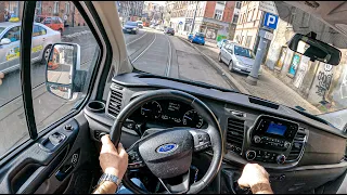 Ford Transit Custom (2.0 EcoBlue 105 HP) | POV Test Drive #694 Joe Black