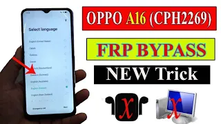 Oppo A16 Frp Bypass | Oppo A16 Google Account Remove | Without PC 100% | New Trick 2024