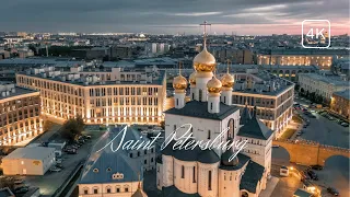 Saint Petersburg Russia 🇷🇺 by Drone 4K 60FPS