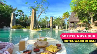 KOLAM RENANGNYA SUPERRR! Sofitel Nusa Dua Beach Hotel & Resort Review | Hotel Bagus di Bali