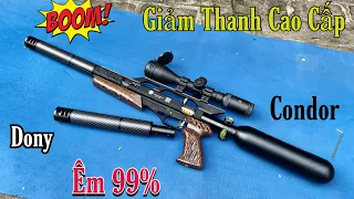 Ra Mắt Giảm Thanh Dony - Giảm Thanh Cacbon Cho Súng Condor | Loại Này Số 2 Không Ai Dám Số 1