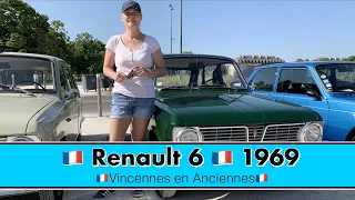 🇫🇷Renault 6🇫🇷de 1969 Vincennes en Anciennes