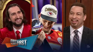 Chiefs win Super Bowl, Mahomes tweets ‘Never A Doubt’ & Nick celebrates | NFL | FIRST THINGS FIRST