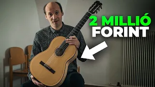 Gitárművész kipróbál egy 2 millió forintos gitárt