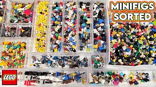 I Sorted my LEGO Minifigure Parts!