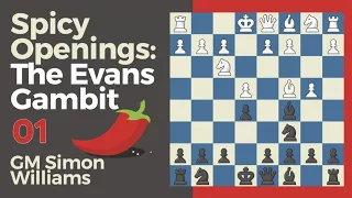 01. Spicy Openings! The Evans Gambit : The Famous Evergreen Game