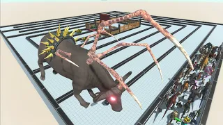 ESCAPE FROM ALIEN SCOURGE - LAST SURVIVOR - UPHILL COURSE - Animal Revolt Battle Simulator
