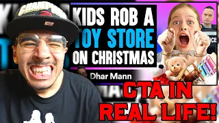 KIDS ROB A TOY STORE On CHRISTMAS (Dhar Mann) | Reaction!