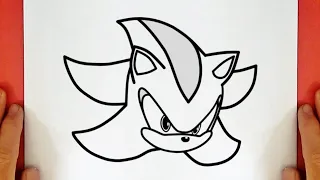 How to Draw Shadow The Hedgehog | Sonic The Hedgehog Movie 2021