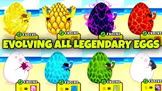 All Legendary Eggs stage 1 to 5 evolution in dynamons world | Dynamons world all eggs evolution |