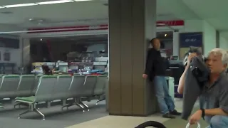 Earthquake in Japan: Shocking Footage Inside Narita Airport (3/11/11)