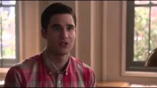 Glee 5x20 Blaine tells kurt he was lying