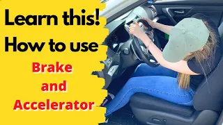 Beginner driving tutorial (To Control Gas & Brake Pedal in a CAR) THE Best Practices.