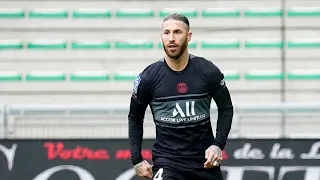 Sergio Ramos Debut Psg vs Saint-Etienne 3-1 (28.11.2021)