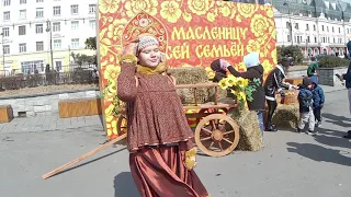 Масленица во Владивостоке на центральной площади 17 03 24