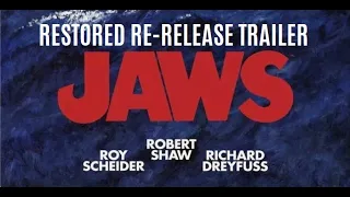 "Jaws" (1975) - Restored & Remastered (1979) Re-Release Theatrical Trailer IMAX 3D Sept. 2022 HD 4K