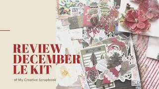 Review December LE kit of My Creative Scrapbook