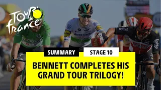 #TDF2020 - Stage 10 - Bennett completes his grand tour trilogy !