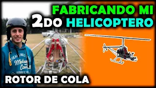 HELICOPTERO EXPERIMENTAL HECHO EN CASA -  soporte reenvío pedales ROTOR DE COLA