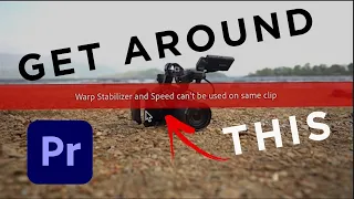 The 'SECRET' to use SLOW MOTION and WARP STABILIZER together in Premiere Pro