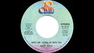 1975 HITS ARCHIVE: What Am I Gonna Do With You - Barry White (stereo 45--#1 R&B hit)