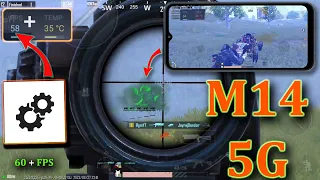 SAMSUNG M14 5G SMOOTH + 60FPS WITH GFX-TOOL & [ PUBG / BGMI TEST ] & GAMEPLAY } NO LAG 🤔 ?