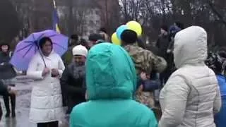 128 бригада - зустріч Героїв  з АТО на Стрийщині.